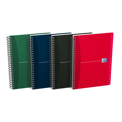 Oxford Office Essentials A5 Cuaderno de Tapa Blanda - Indice Alfabetico A-Z - 1 Linea por Pagina - 90 Hojas - Colores Surtidos