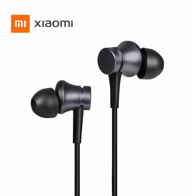 Auriculares intrauditivos Xiaomi Mi In Ear Basic - Con micrófono | Conector Jack 3.5 mm | Diseño compacto | Color negro