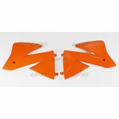 Plásticos laterales de radiador UFO KTM naranja KT03066-127 KT03066#127