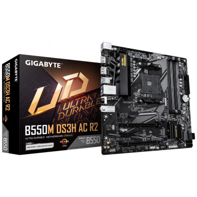 PLACA BASE GIGABYTE B550M DS3H AC R2 AM4 MATX 4XDDR4
