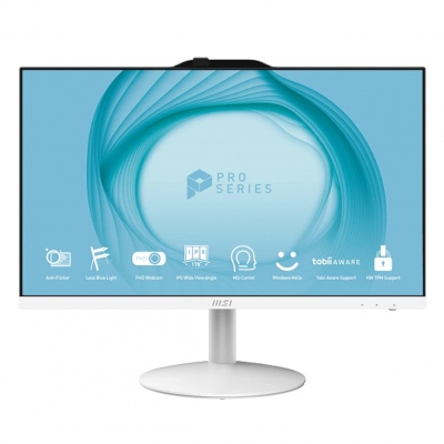 Ordenador all in one msi pro ap242 - 482eu blanco i3 8gb ssd 512gb
