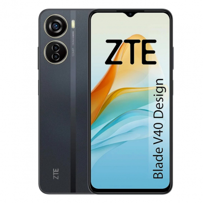 Telefono movil smartphone zte blade v40 design black - 6.6pulgadas fhd+ - 128gb rom - 4gb ram - 50 + 2 + 2 mpx - 8 mpx - octa core