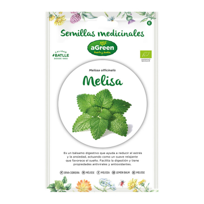 Sobre con semillas de melisa medicinal eco 857007bolsh agreen