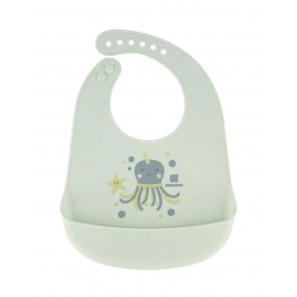 KIKKA BOO Babero de silicona Sea World Octopus