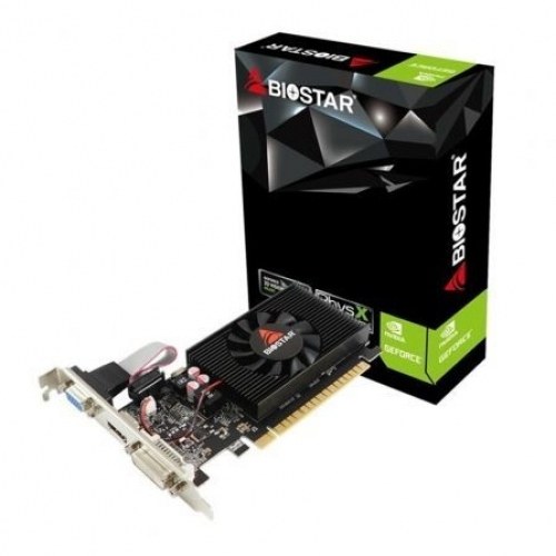Tarjeta Gráfica Biostar GeForce GT 710 LP/ 2GB DDR3/ Perfil Bajo