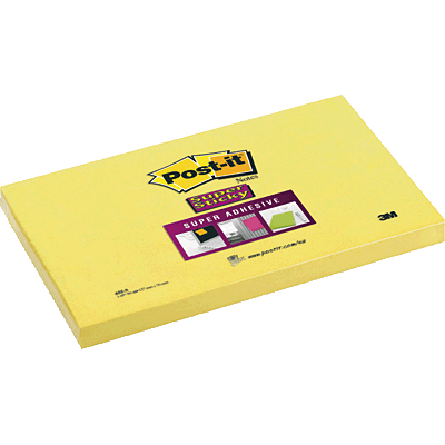 POS BLOC SUPER STICKY 76X127MM 655-S