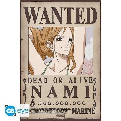 Poster gb eye chibi one piece wanted nami wano