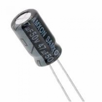 Condensador Electrolítico RADIAL 47uF 50Vdc 105ºC