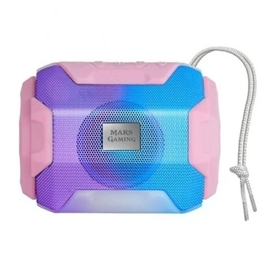 Mars Gaming Altavoz Bluetooh RGB MSBAX 10W Pink