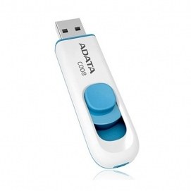 Memoria USB ADATA Lápiz Usb C008 32GB USB 2.0 blanco y azul