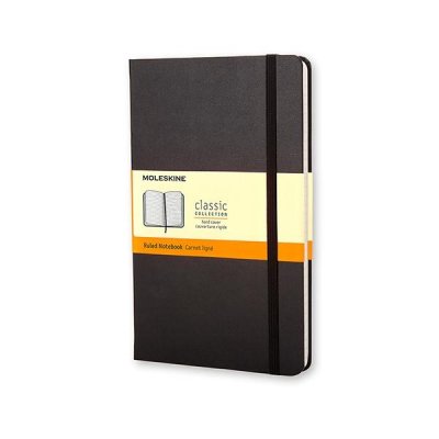 MOLESKINE Cuaderno Classic tapa dura 240 paginas rayado large negro