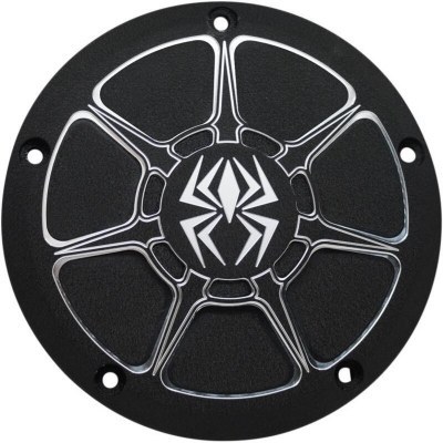 Tapa de embrague REKLUSE Derby aluminio negro texturizado - Harley Davidson RMS-0515002