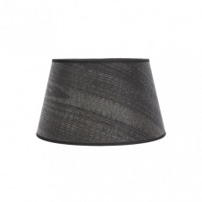 Pantalla Salma E27 Madera Negra 35dx25dx20h Conica Abierta