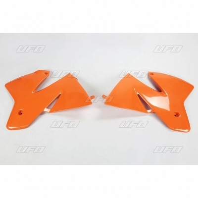 Plásticos laterales de radiador UFO KTM naranja KT03040-127 KT03040#127