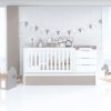 Cuna convertible con cama nido · SERO MORE 70x140 Arena · Alondra