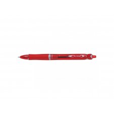 Pilot Acroball Rojo Bolígrafo de punta retráctil con pulsador Medio