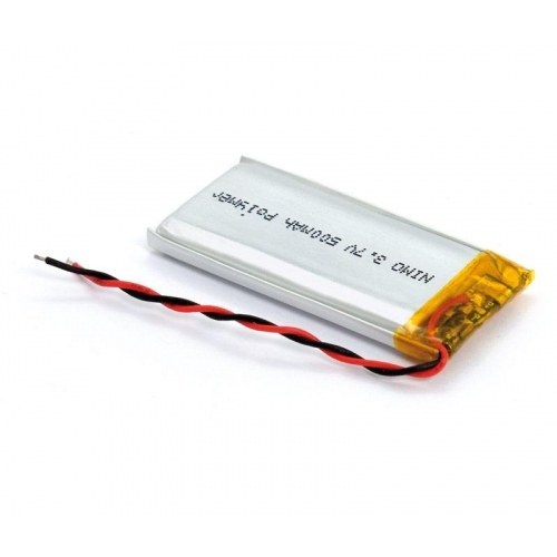 Bateria Litio 3,7V 500mA Cto de Control Recargable