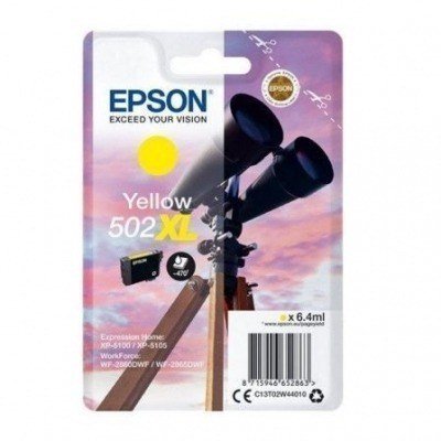 Epson 502XL Amarillo Cartucho de Tinta Original - C13T02W44010