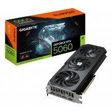 GIGABYTE GeForce RTX 5060 GAMING OC 8G Tarjeta Gráfica - 8GB GDDR7, 128bit, PCI-E 5.0, 2595 MHz Frecuencia del núcleo, 3 x DisplayPort, 1 x HDMI, GV