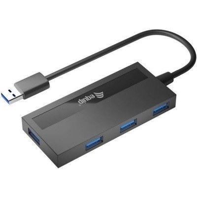 HUB USB EQUIP LIFE A 4 PUERTOS USB 3.2 INCLUYE ADAPTADOR USB-C