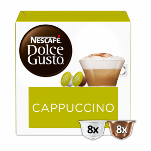 Estuche de cápsulas de café Dolce Gusto 12371536 CAPPUCINO 16 cápsulas