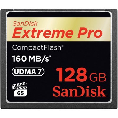 128GB Extreme Pro CF 160MB/s CompactFlash