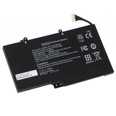 Batería compatible para portátil HP NP03XL 11.4 3800mAh