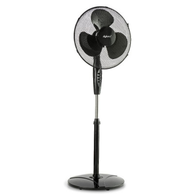 Avant Ventilador de Pie 45W 3 Aspas - 3 Velocidades - Funcion Oscilante - Cabezal Inclinable - Color Negro