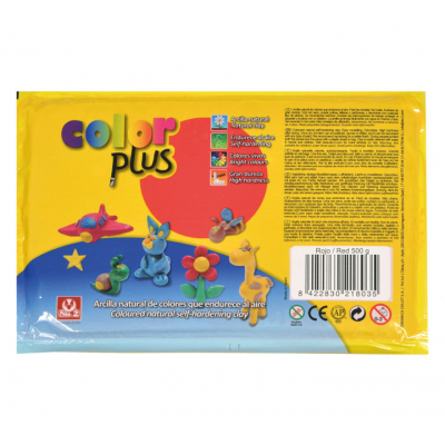 PAQ. ARCILLA SIO-2 COLOPLUS ROJO 500G 2182000200