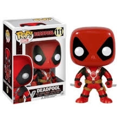 Funko pop marvel deadpool dos espadas