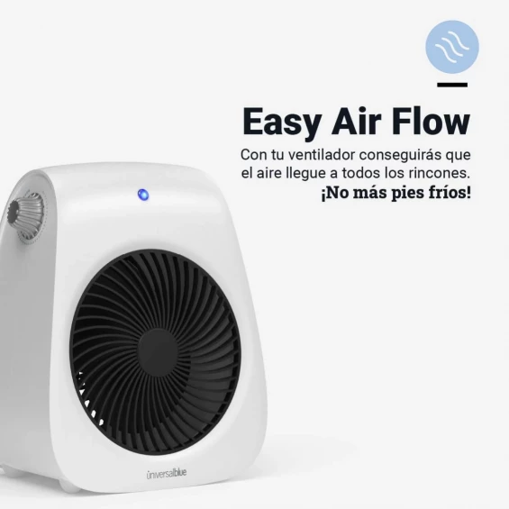 Calefactor termoventilador Universal Blue Bávaro 4020W, 2.000 W, vertical, blanco - imagen 7
