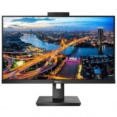 Monitor Profesional Philips 242B1H 23.8/ Full HD/ Webcam/ Multimedia/ Negro