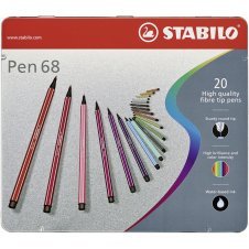 STABILO Pen 68 rotulador Multicolor 20 pieza(s)