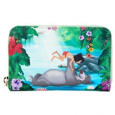 Cartera loungefly disney el libro de la jungla necessities zip around wallet