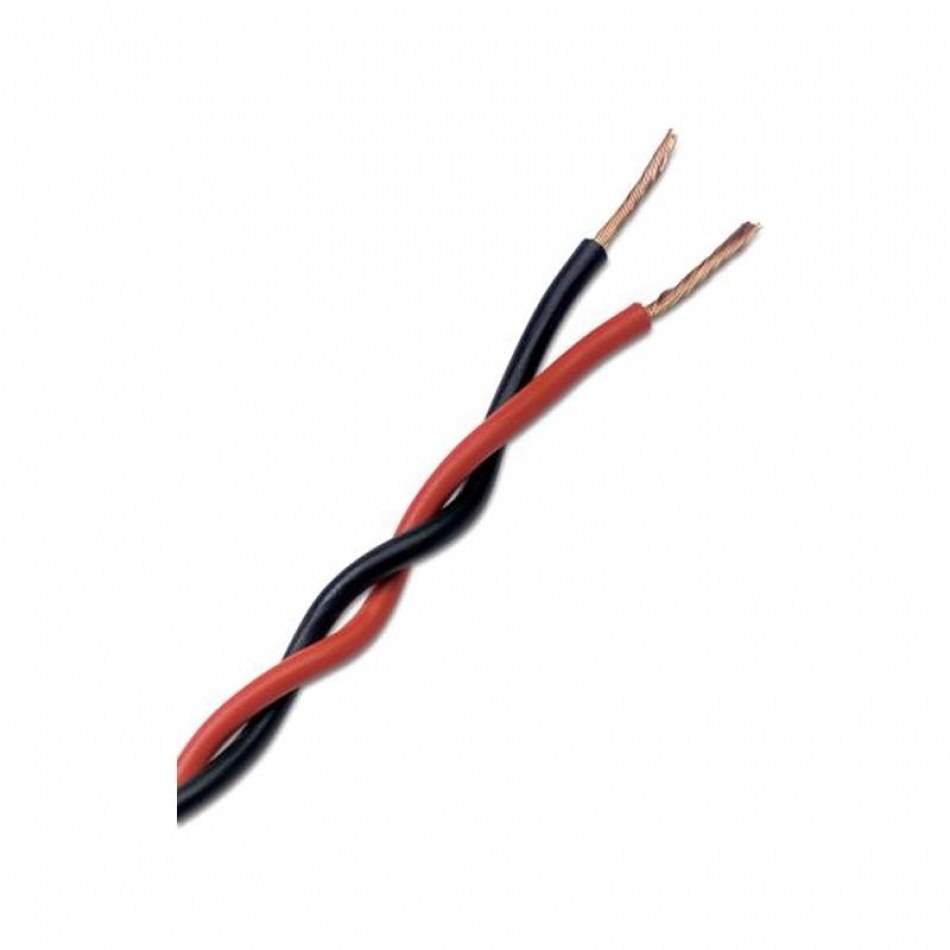 Cable Trenzado 2x1,5mm LH Rojo/Negro (100m)