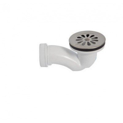 VÁLVULA CON CHAPA Ø80MM PARA PLATO DUCHA