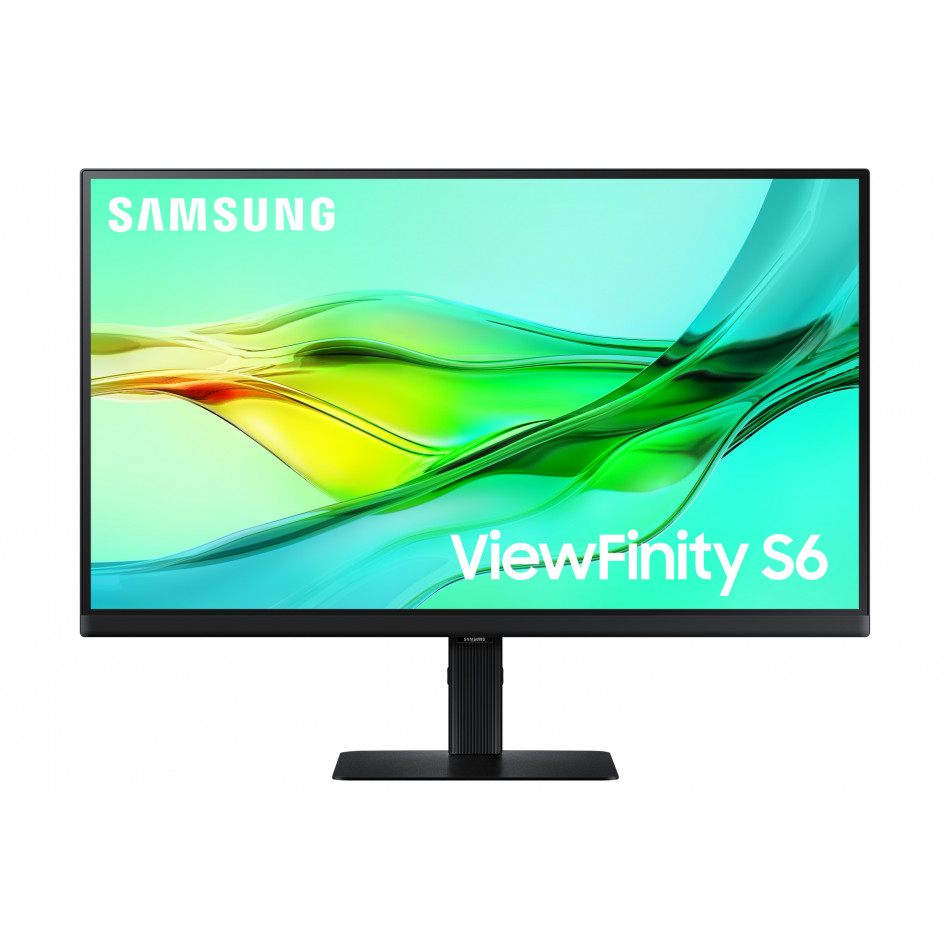 Monitor Profesional Samsung ViewFinity S6 S27D600UAU 27"/ QHD/ Regulable en Altura/ Negro