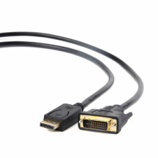 CABLE ADAPTADOR GEMBIRD DISPLAYPORT MACHO A DVI MACHO 3M NEGRO CC-DPM-DVIM-3M