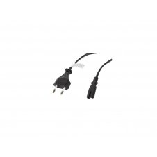 Lanberg CA-C7CA-10CC-0030-BK cable de transmisión Negro 3 m C7 acoplador CEE7/16