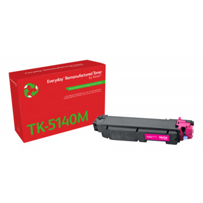 Xerox Everyday Kyocera TK5140 Magenta Cartucho de Toner Remanufacturado - Reemplaza 1T02NRBNL0/TK5140M