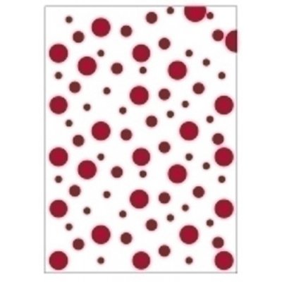 BOLSA DISFRAZ 65x90 IMPR.TOPOS ROJO - Pack de 5 unidades