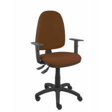 Piqueras y Crespo Silla Ayna S bali marron oscuro con brazos regulables