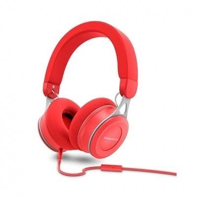 Auriculares micro energy sistem urban 3 mic rojo deep bass - control voz - acabados metalicos