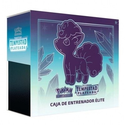 Juego de cartas pokemon tcg tempestad plateada caja entrenador elite español