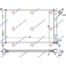 RADIATOR 1.4-1.6 PETROL - A/C (540x360) (NRF)