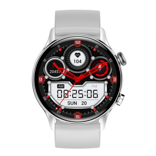 XO Smartwatch J4 1.36 IPS - Llamadas BT - Color Plata
