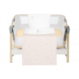KIKKA BOO Juego de cama para minicuna 5 piezas Hedge-hugs