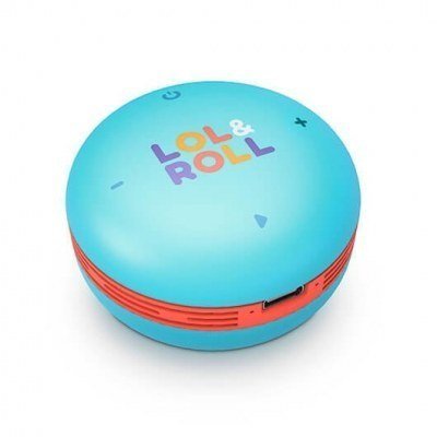 Altavoz energy sistem lol&roll pop kids celeste 5w - tws - bluetooth 5.0 - usb - c