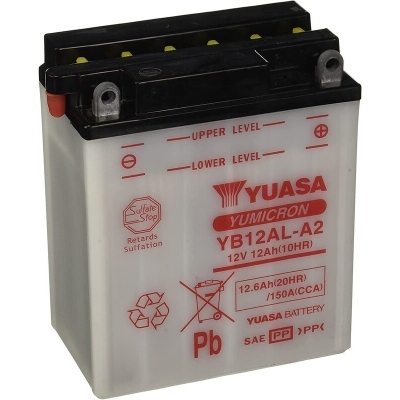 Batería Yuasa YB12AL-A2 Combipack (con electrolito) YB12AL-A2 (CP)