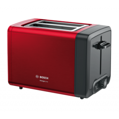 Tostador Bosch DesignLine TAT4P424/ 970W/ Rojo